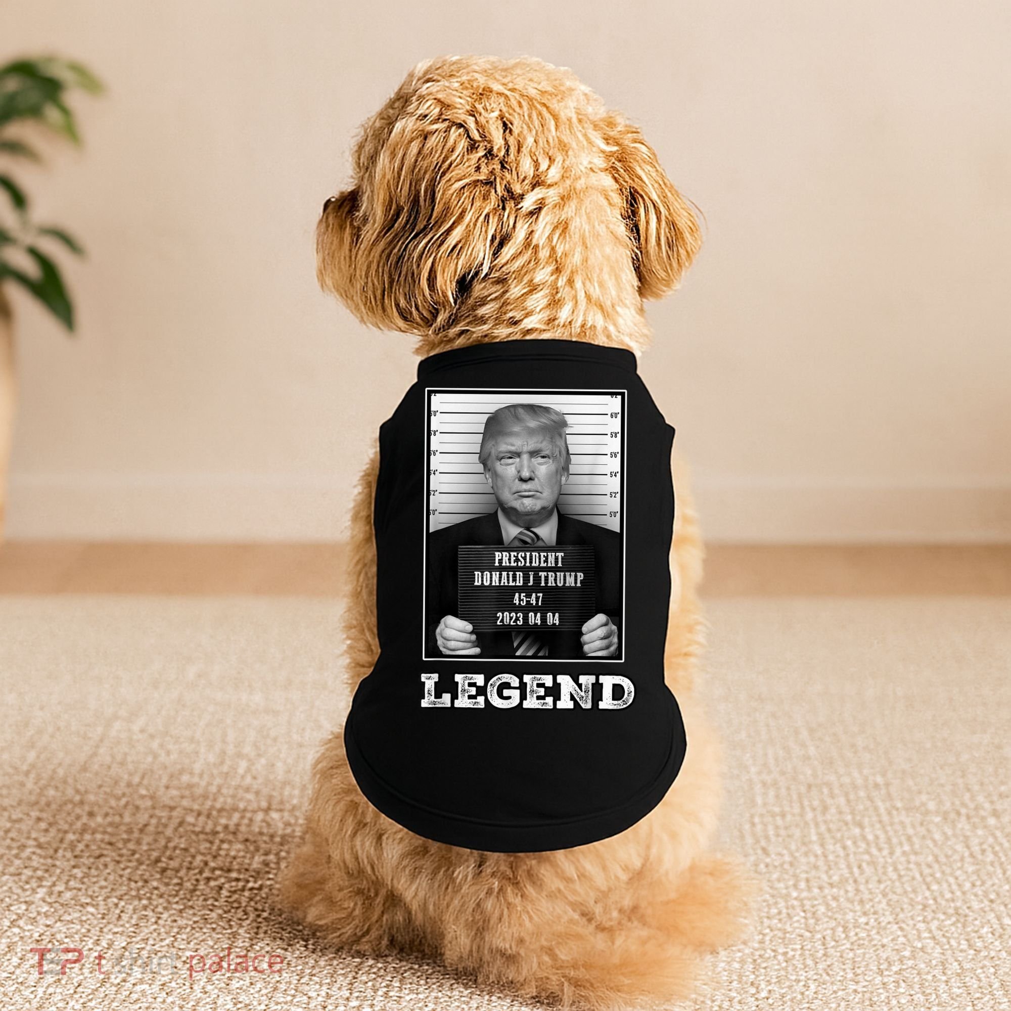 Trump 2024 Mugshot President Legend Doggie Tank