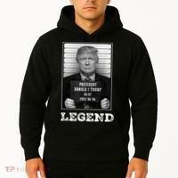 Trump 2024 Mugshot President Legend Hoodie thumb 2