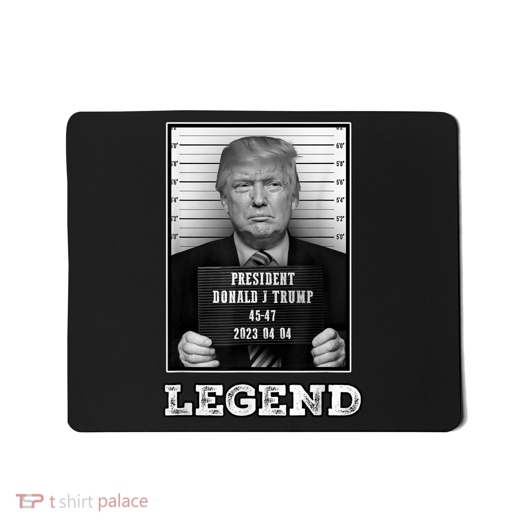 Trump 2024 Mugshot President Legend Mousepad