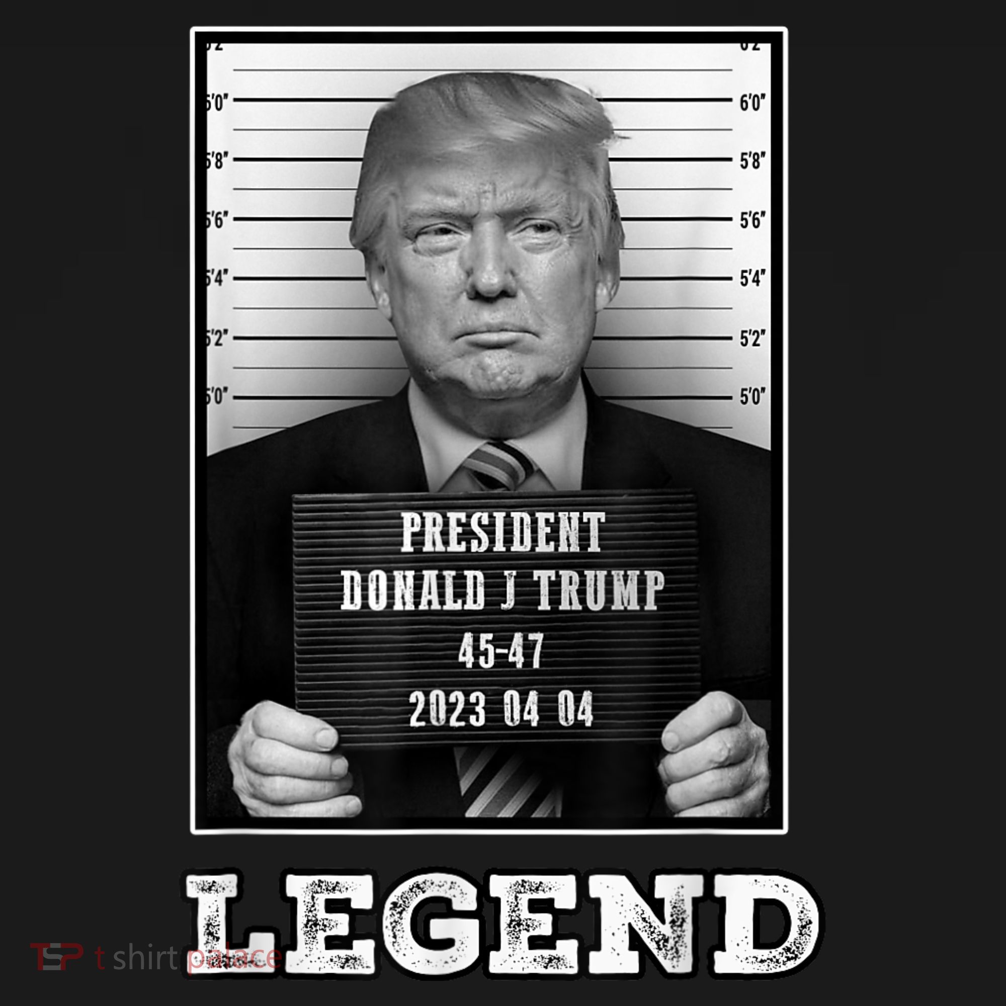 Trump 2024 Mugshot President Legend Ornament