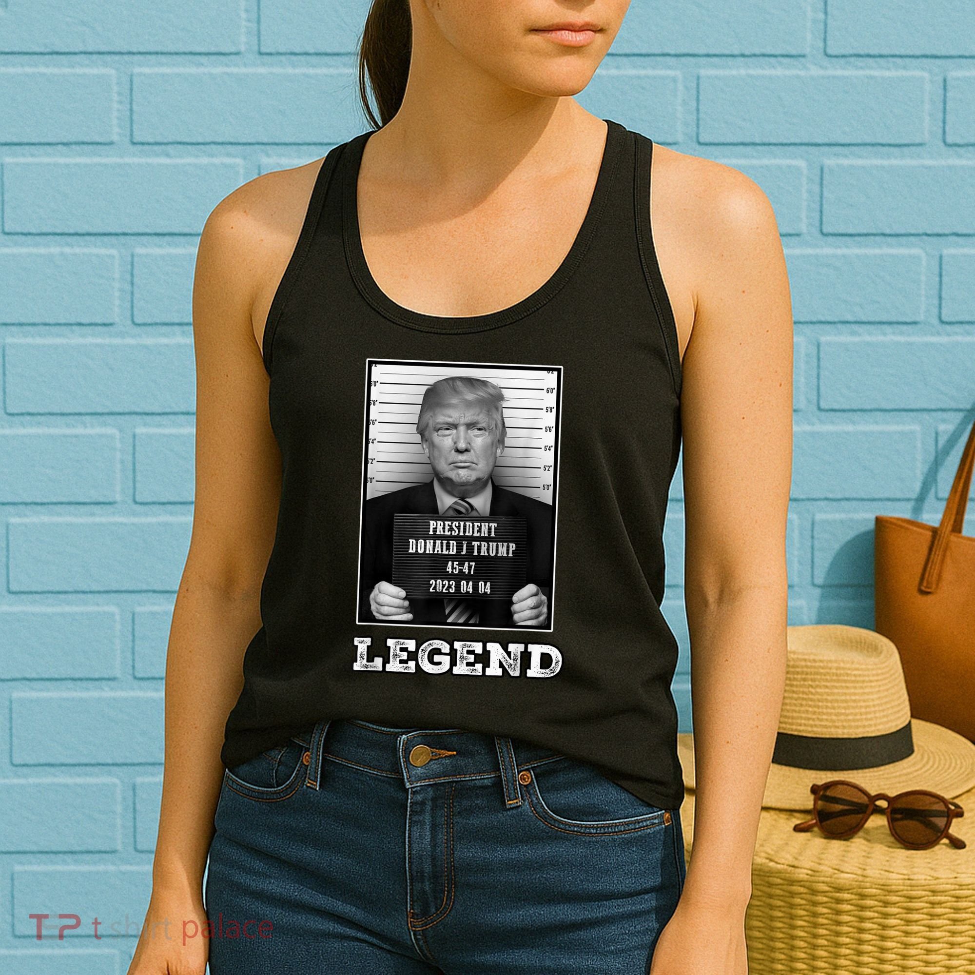 Trump 2024 Mugshot President Legend Women's Tank Top