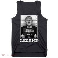 Trump 2024 Mugshot President Legend Tank Top thumb 0