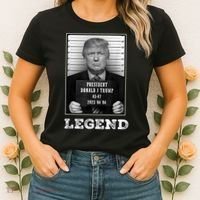 Trump 2024 Mugshot President Legend Women's T-Shirt thumb 2
