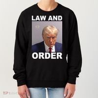 Donald Trump Law And Order Mugshot Women's Sweatshirt thumb 0