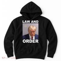 Donald Trump Law And Order Mugshot Hoodie thumb 0