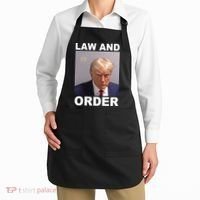 Donald Trump Law And Order Mugshot Apron thumb 2