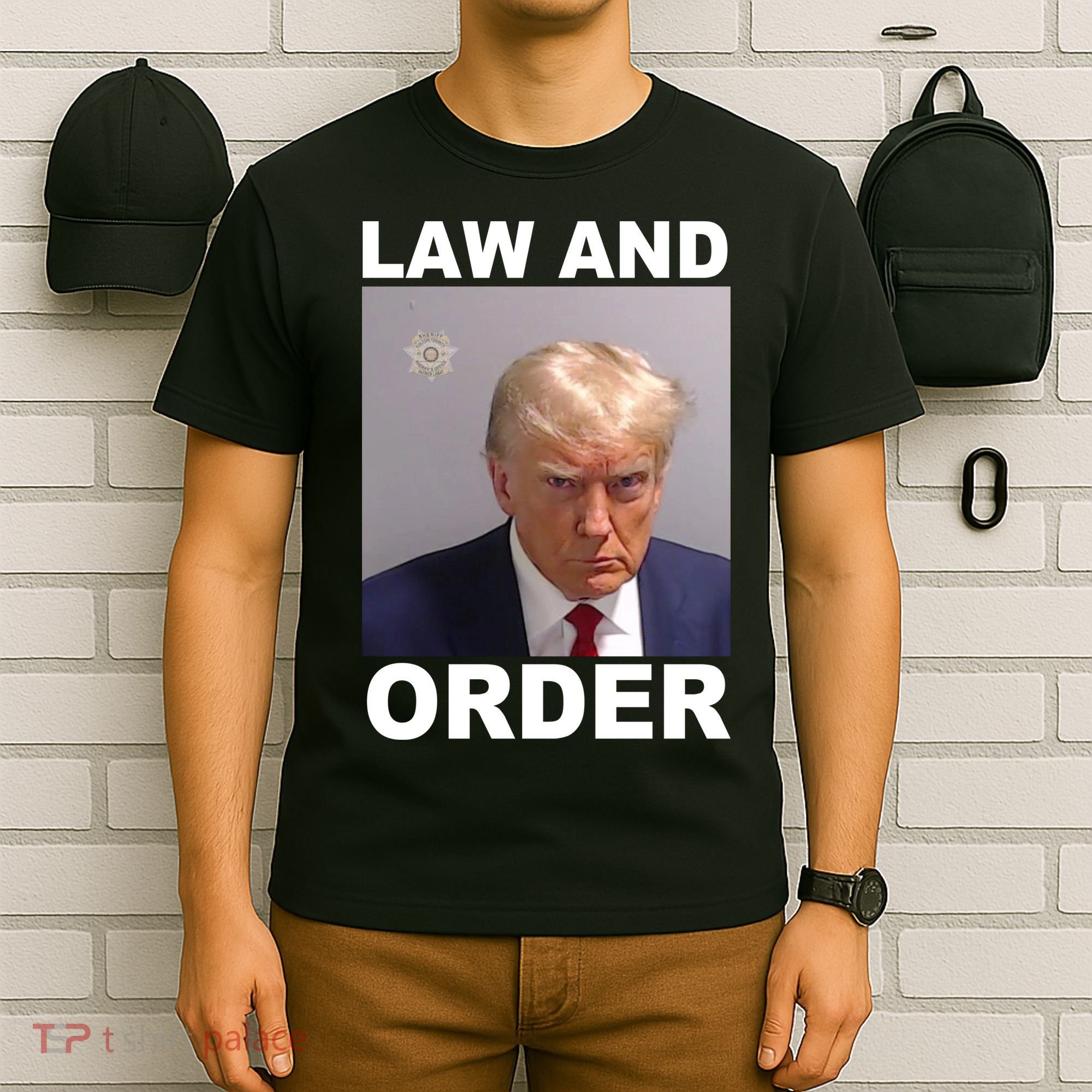 Donald Trump Law And Order Mugshot T-Shirt