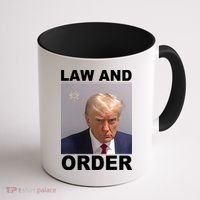 Donald Trump Law And Order Mugshot Coffee Mug thumb 1