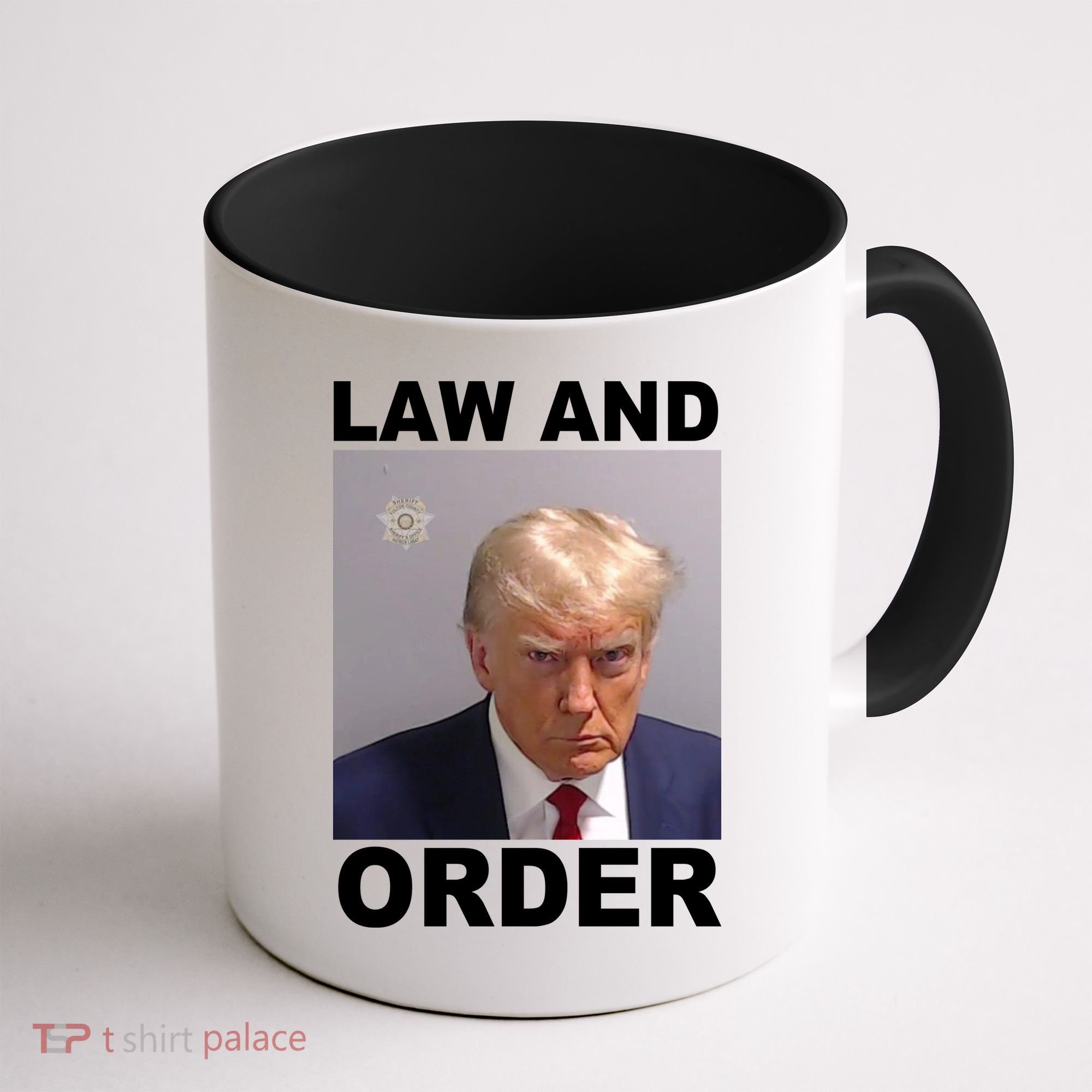 Donald Trump Law And Order Mugshot Coffee Mug