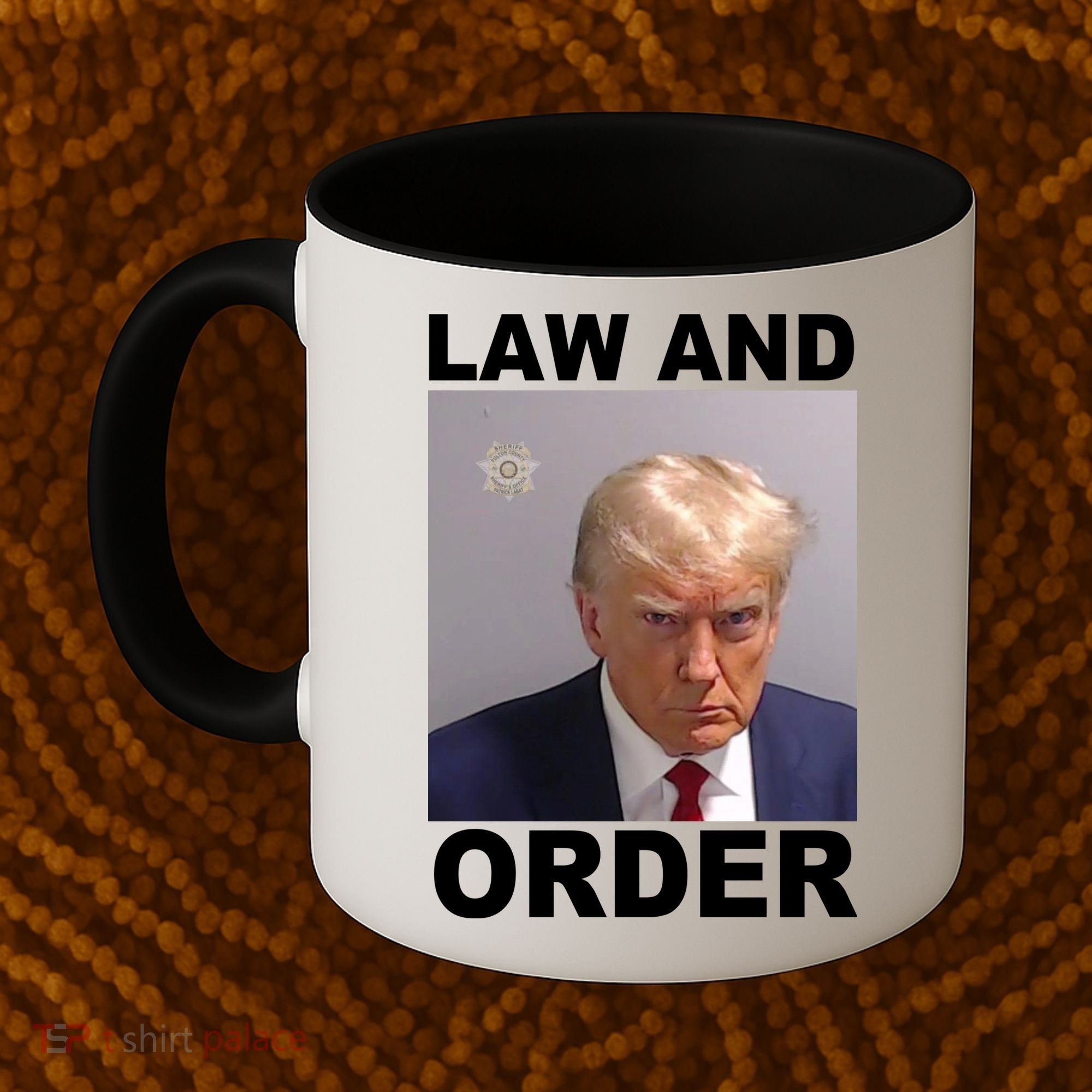 Donald Trump Law And Order Mugshot Coffee Mug