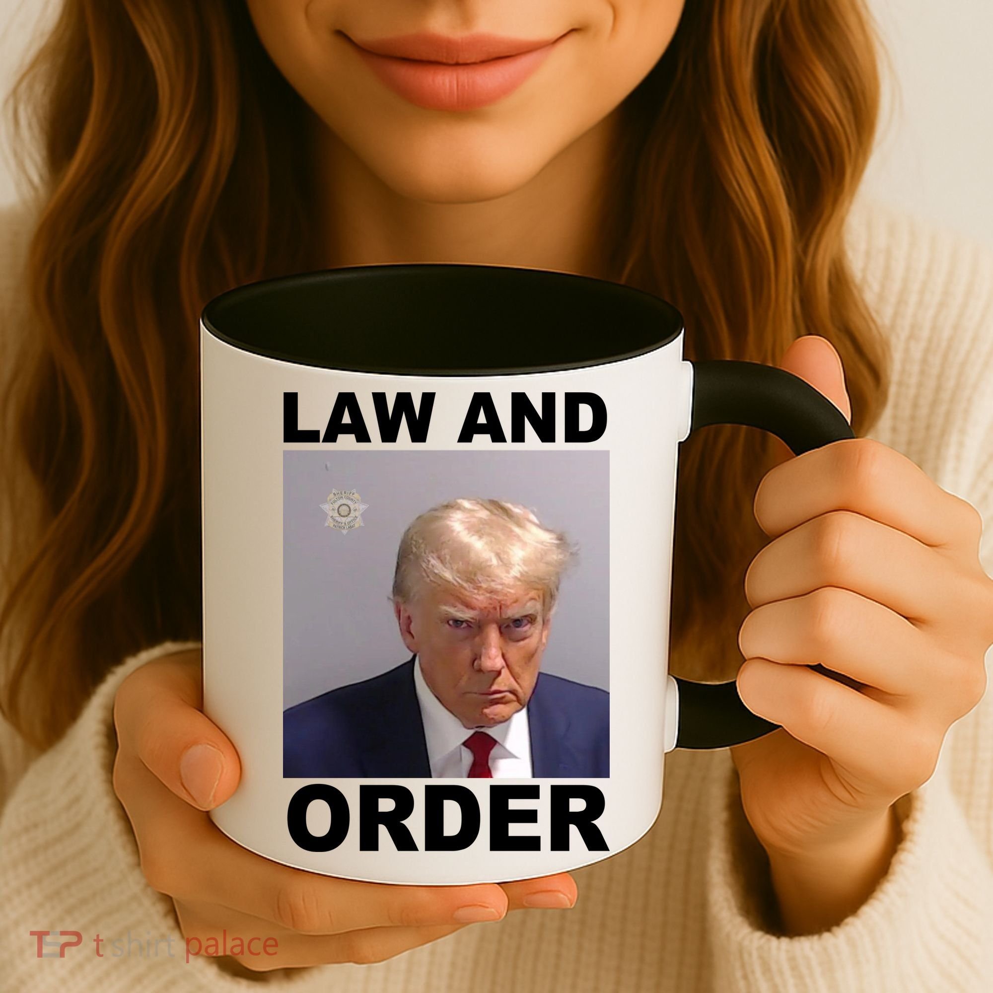 Donald Trump Law And Order Mugshot Coffee Mug