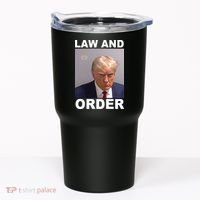 Donald Trump Law And Order Mugshot Tumbler thumb 0