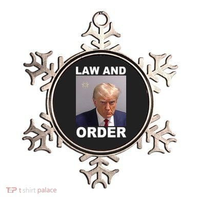 Donald Trump Law And Order Mugshot Ornament