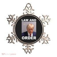 Donald Trump Law And Order Mugshot Ornament thumb 0