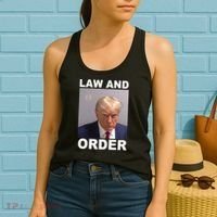 Donald Trump Law And Order Mugshot Women's Tank Top thumb 2