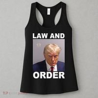 Donald Trump Law And Order Mugshot Women's Tank Top thumb 3