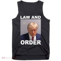 Donald Trump Law And Order Mugshot Tank Top thumb 0