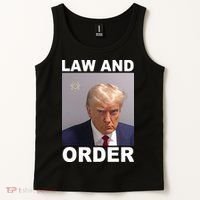 Donald Trump Law And Order Mugshot Tank Top thumb 2