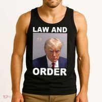 Donald Trump Law And Order Mugshot Tank Top thumb 3