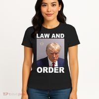 Donald Trump Law And Order Mugshot Women's T-Shirt thumb 4