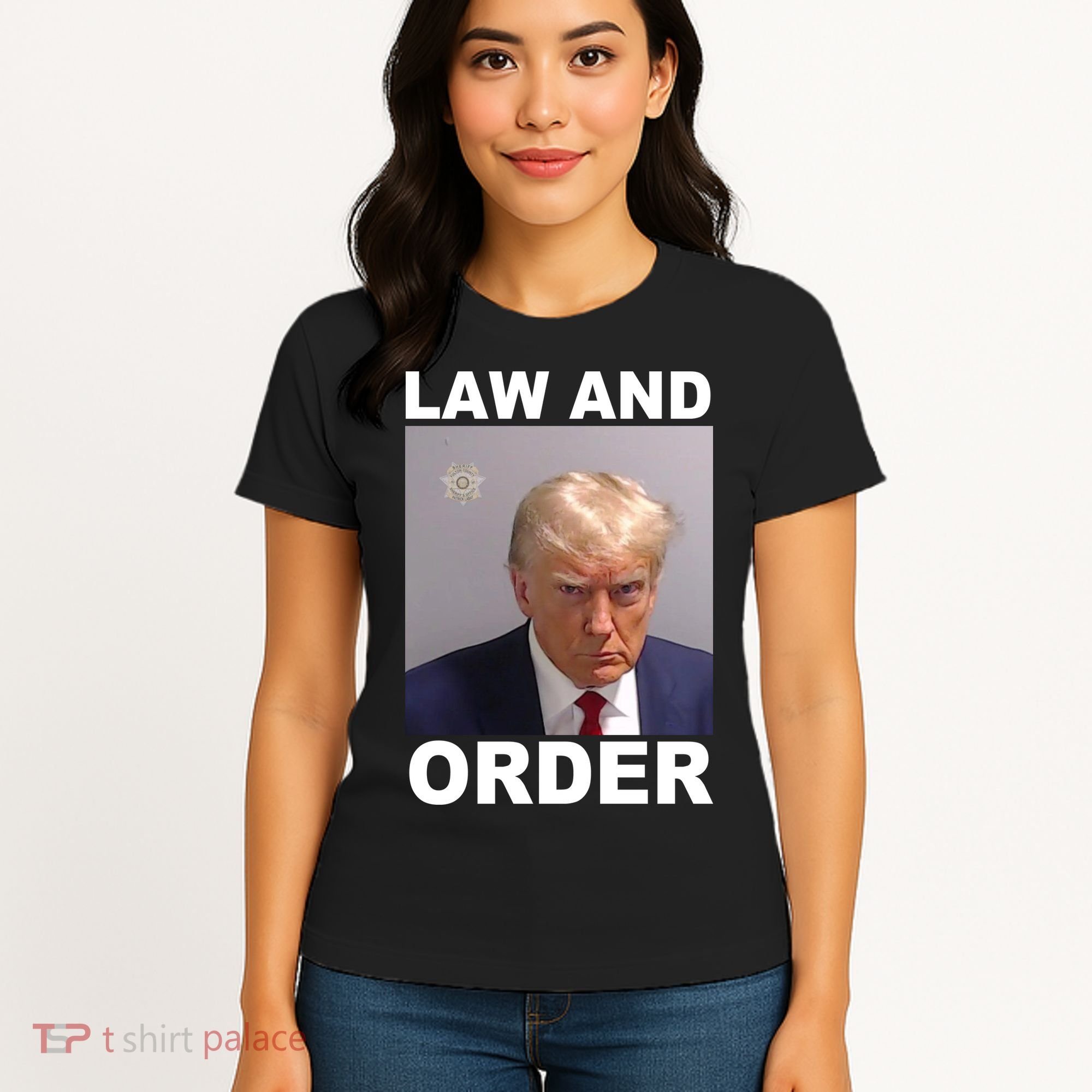 Donald Trump Law And Order Mugshot Women's T-Shirt