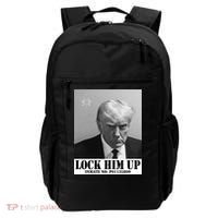 Donald Trump Lock Him Up Inmate Mugshot Backpack thumb 0