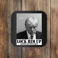 Donald Trump Lock Him Up Inmate Mugshot Coaster thumb 0