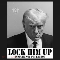 Donald Trump Lock Him Up Inmate Mugshot Toddler Hoodie thumb 2