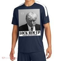 Donald Trump Lock Him Up Inmate Mugshot Sport-Tek Competitor United Soccer Jersey thumb 0
