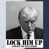 Donald Trump Lock Him Up Inmate Mugshot Sport-Tek Competitor United Soccer Jersey thumb 4