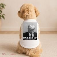 Donald Trump Lock Him Up Inmate Mugshot Doggie Tank thumb 2