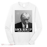 Donald Trump Lock Him Up Inmate Mugshot Long Sleeve Shirt thumb 0