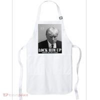 Donald Trump Lock Him Up Inmate Mugshot Apron thumb 0