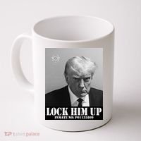 Donald Trump Lock Him Up Inmate Mugshot Coffee Mug thumb 0