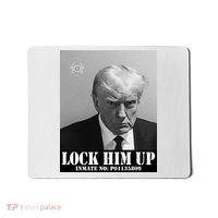 Donald Trump Lock Him Up Inmate Mugshot Mousepad thumb 0