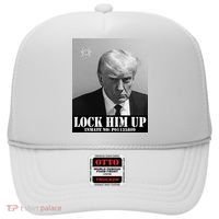 Donald Trump Lock Him Up Inmate Mugshot Hat thumb 0