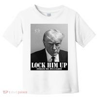 Donald Trump Lock Him Up Inmate Mugshot Toddler T-Shirt thumb 0