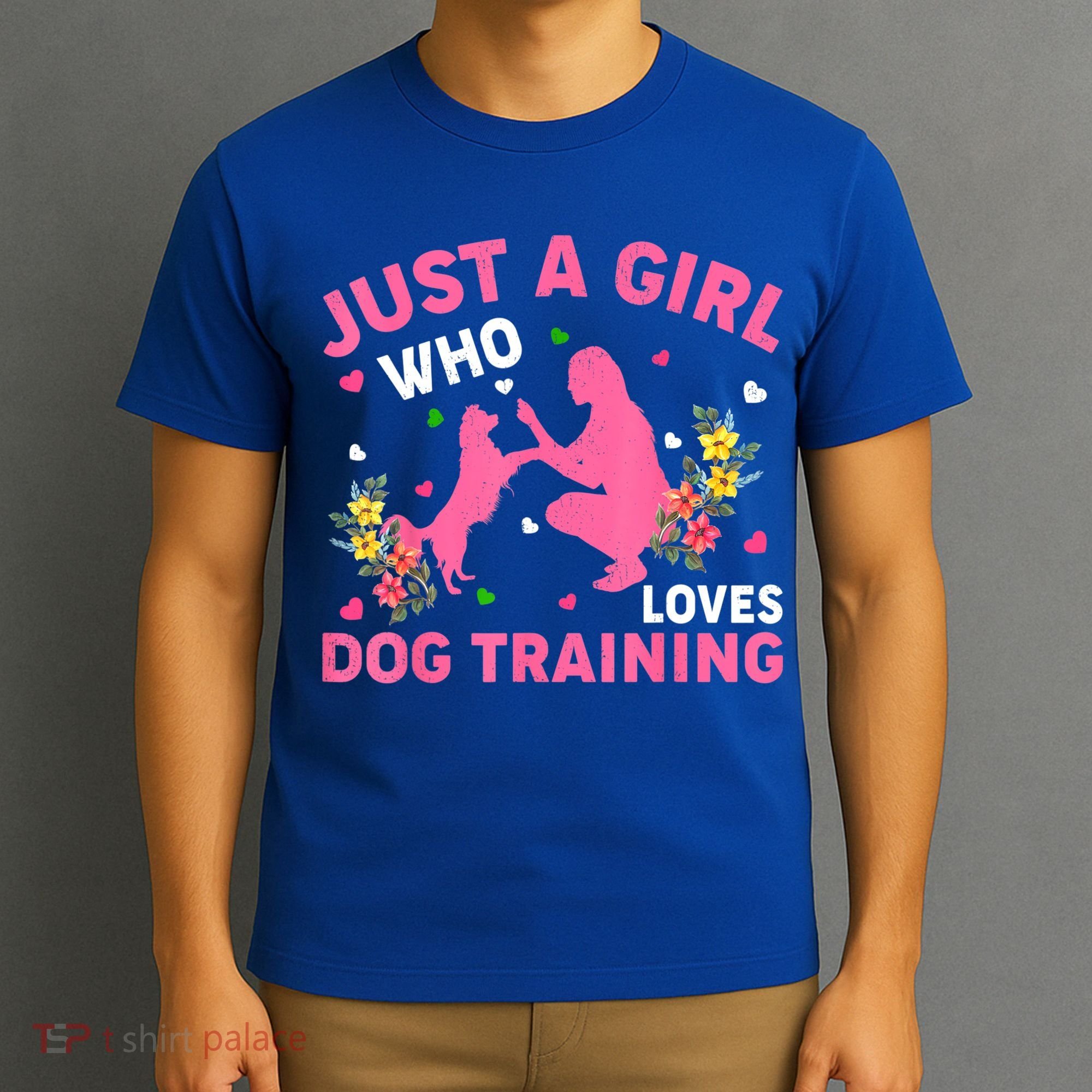 Dog Training Lover Just A Girl Who Loves Dog Training T-Shirt