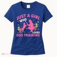 Dog Training Lover Just A Girl Who Loves Dog Training Women's T-Shirt thumb 0