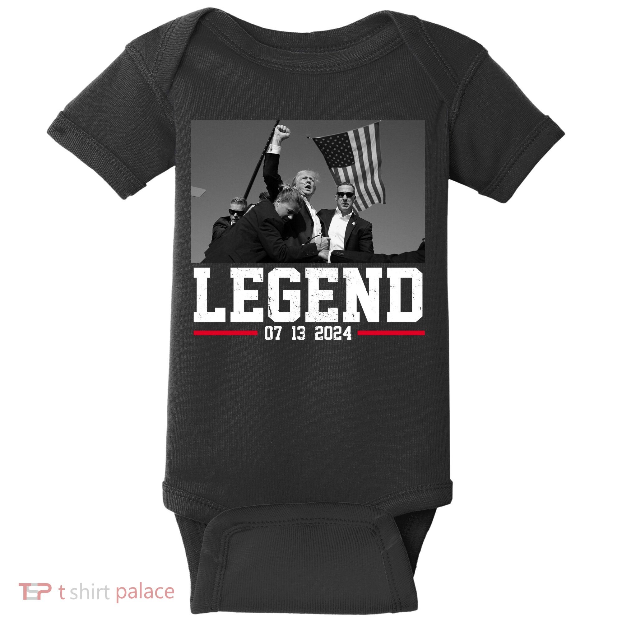 Donald Trump Legend 07/13/2024 Rally Pennsylvania Baby Bodysuit