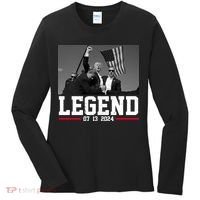 Donald Trump Legend 07/13/2024 Rally Pennsylvania Women's Long Sleeve Shirt thumb 0