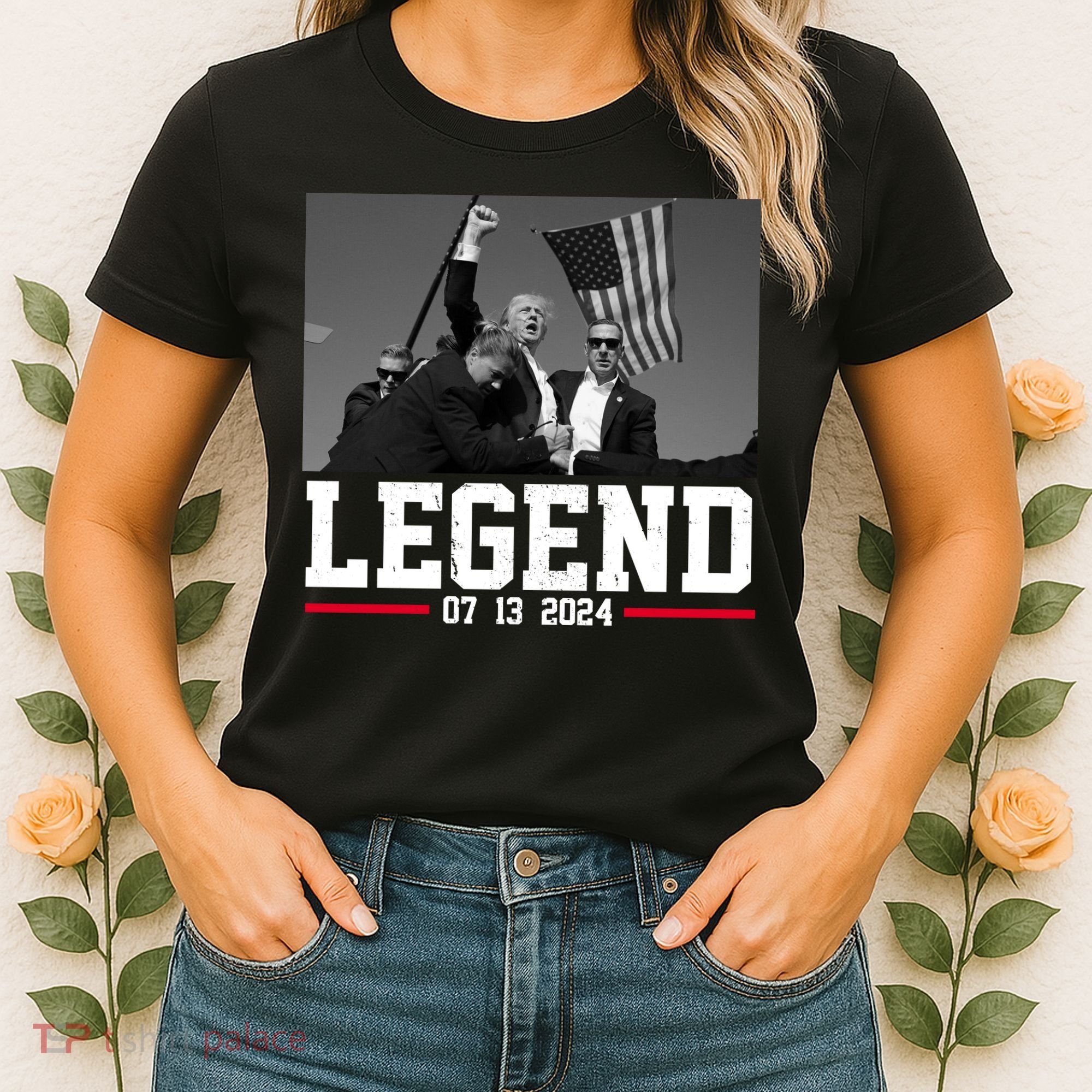 Donald Trump Legend 07/13/2024 Rally Pennsylvania Women's T-Shirt