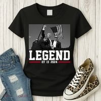 Donald Trump Legend 07/13/2024 Rally Pennsylvania Women's T-Shirt thumb 3