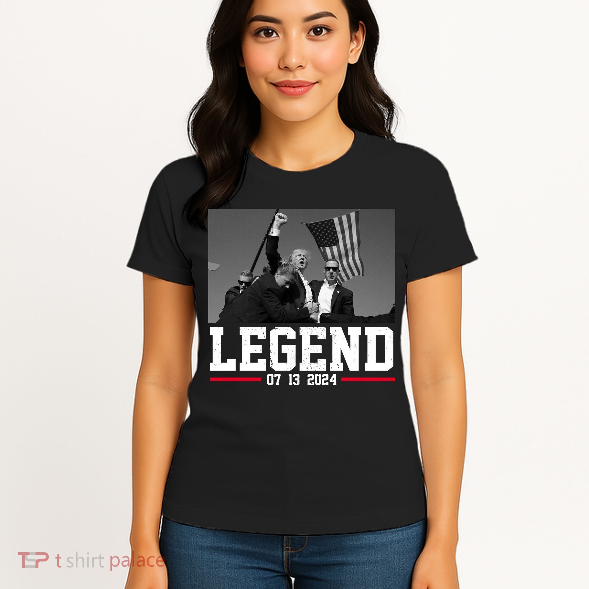 Donald Trump Legend 07/13/2024 Rally Pennsylvania Women's T-Shirt
