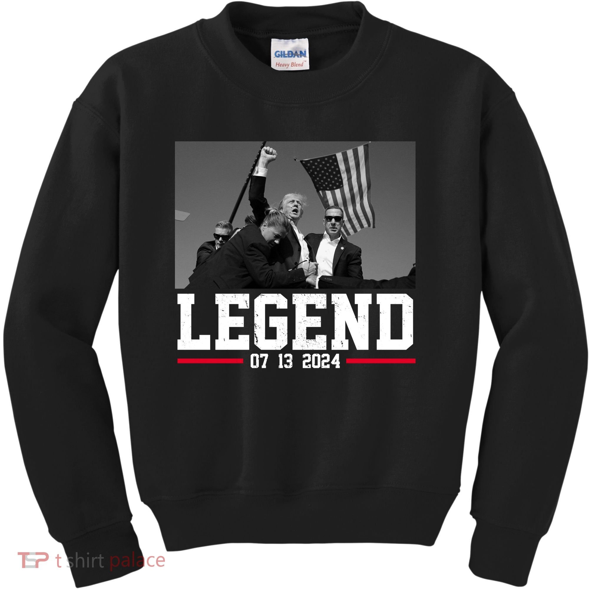 Donald Trump Legend 07/13/2024 Rally Pennsylvania Kids Sweatshirt