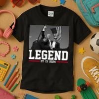 Donald Trump Legend 07/13/2024 Rally Pennsylvania Kids T-Shirt thumb 3