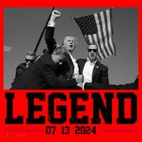 Donald Trump Legend 07/13/2024 Rally Pennsylvania Santa Hat thumb 1