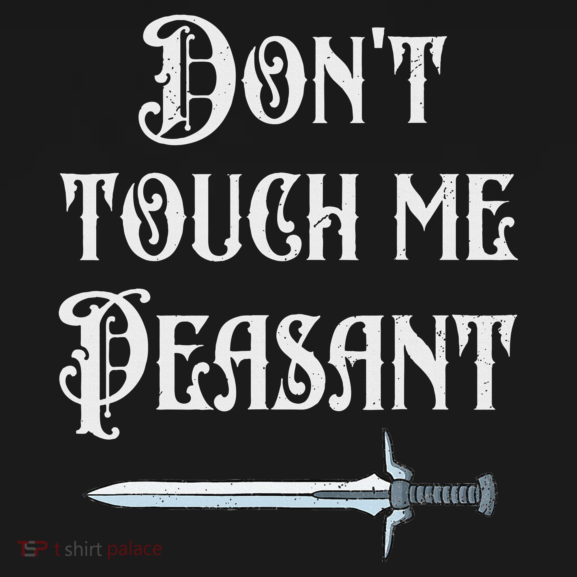 DonT Touch Me Peasant Sword Funny Renaissance Festival Women's Hoodie