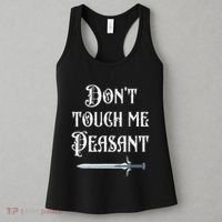 DonT Touch Me Peasant Sword Funny Renaissance Festival Women's Tank Top thumb 3