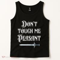 DonT Touch Me Peasant Sword Funny Renaissance Festival Tank Top thumb 2